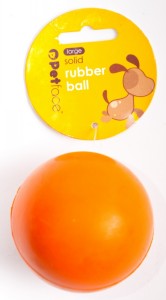 SOLID RUBBER BALL 3"